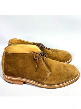 OAK STREET Peanut Orion Suede Dainite Sole Campus Chukka Boots
